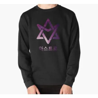Astro K pop Sweatshirt LOGO GALAXY — Blue Exclusive Ver.