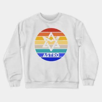 سويتشرت ياقة مستديرة Astro — إصدار "Vintage" — Astro With Photocard
