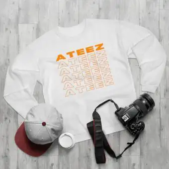 سويتشرت Ateez — إصدار "ATEEZ" — Ateez Oversized Ver.
