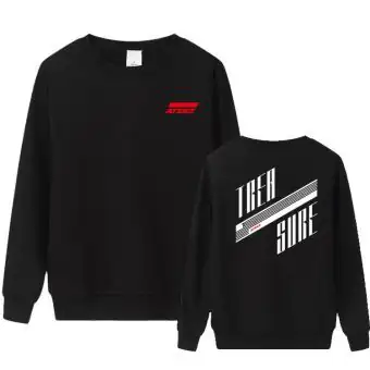 Ateez Oversized Sweatshirt — Blue Retro Ver.