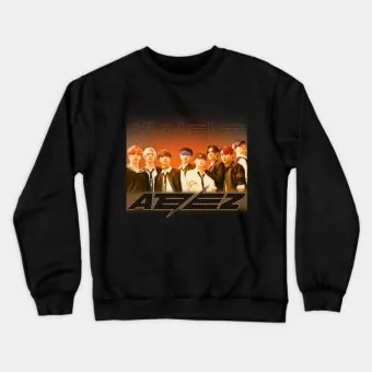 Ateez Crewneck Sweatshirt — White Casual Ver.