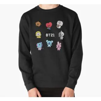 Bt21 Sweatshirt — Purple Collectible Ver.