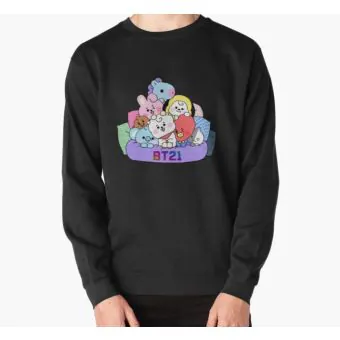Bt21 K pop Sweatshirt — Red Collectible Ver.