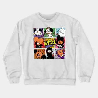 Bt21 K pop Sweatshirt — Red Premium Ver.