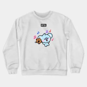 سويتشرت ياقة مستديرة Bt21 — إصدار "BT21" — Bt21 Limited Edition