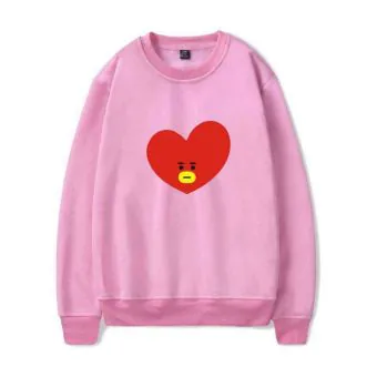 Bt21 Oversized Sweatshirt — Red Classic Ver.