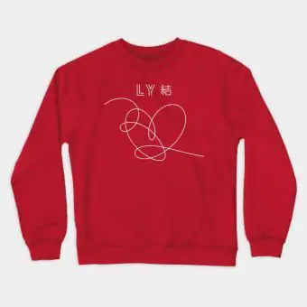 Bts Crewneck Sweatshirt — White Premium Ver.