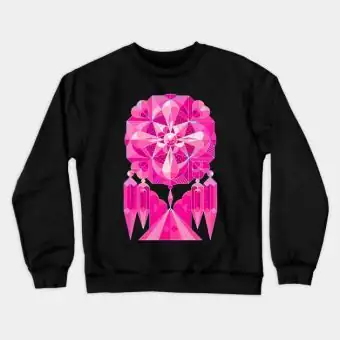 Dreamcatcher Unisex Sweatshirt Alone In The City — Pink Stylish Ver.