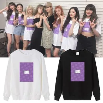 G-idle Oversized Sweatshirt I-DLE — Red Premium Ver.