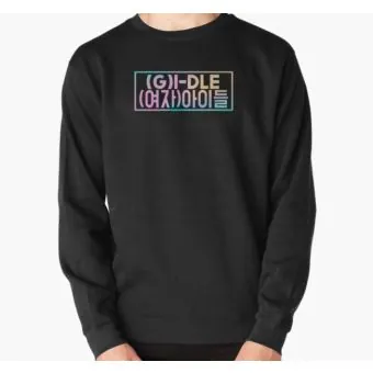 G-idle Sweatshirt I-DLE — Silver Retro Ver.