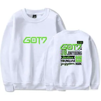 Got7 Unisex Sweatshirt — White Limited Ver.