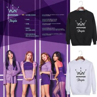 Mamamoo Crewneck Sweatshirt Signature — Green Exclusive Ver.