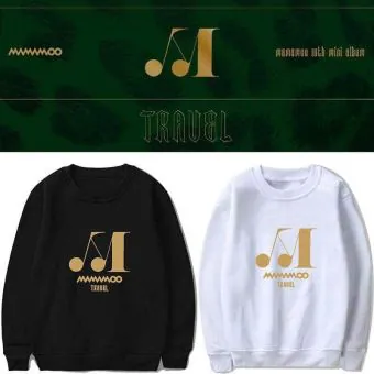 Mamamoo Unisex Sweatshirt Travel — White Limited Ver.
