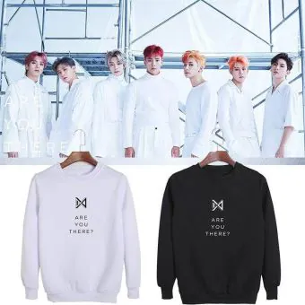 Monsta X Crewneck Sweatshirt ARE YOU THERE — Purple Collectible Ver.