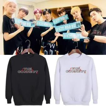 Monsta X Crewneck Sweatshirt THE CONNECT — Pink Stylish Ver.