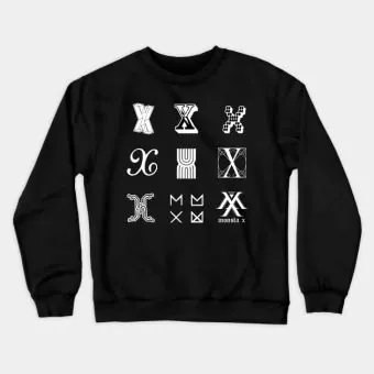 سويتشرت ياقة مستديرة Monsta X — إصدار "All Members Symbols" — Monsta X Limited Edition