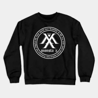 Monsta X Crewneck Sweatshirt Beautiful — White Exclusive Ver.