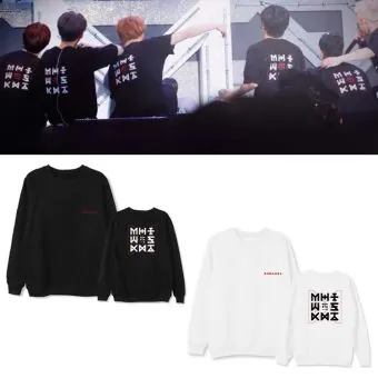 Monsta X Unisex Sweatshirt The Code — Silver Premium Ver.