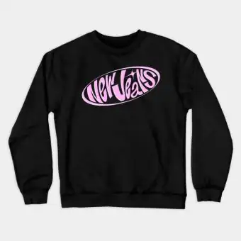 Newjeans Unisex Sweatshirt Signature — Black Classic Ver.