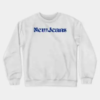 Newjeans Oversized Sweatshirt Signature — Silver Edition