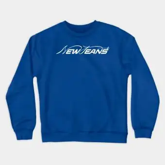 Newjeans Crewneck Sweatshirt Signature — Black Retro Ver.