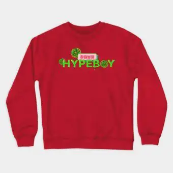 Newjeans Crewneck Sweatshirt Signature — Red Deluxe Ver.