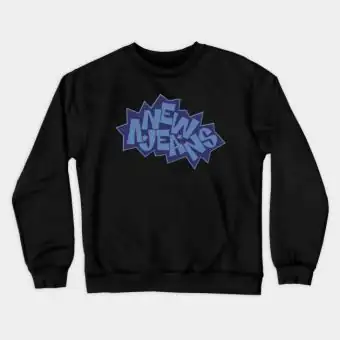 Newjeans Sweatshirt Signature — Blue Retro Ver.