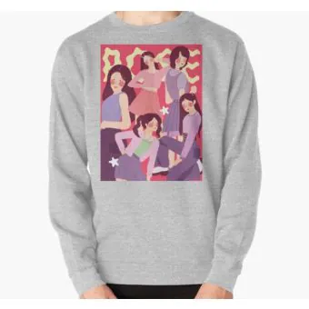 Red Velvet Oversized Sweatshirt Pose — Collectible Ver.