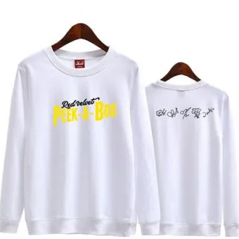Red Velvet K pop Sweatshirt Peek — Black Deluxe Ver.