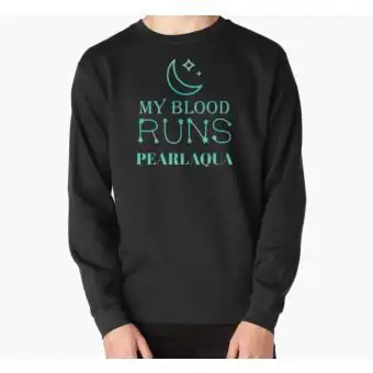 سويتشرت أوفرسايز Shinee — إصدار "My Blood Runs PearlAqua" — Shinee Weverse Album