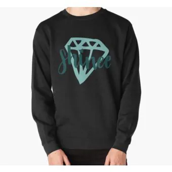 Shinee Crewneck Sweatshirt LOGO — Silver Premium Ver.