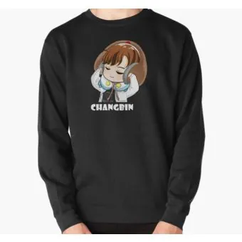 Stray Kids Unisex Sweatshirt CHANGBIN — Black Premium Ver.