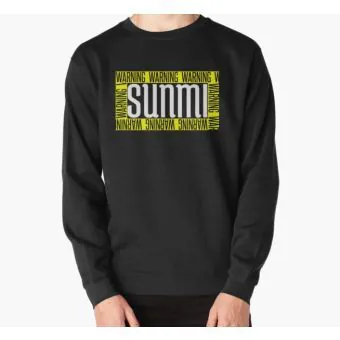 Sunmi Crewneck Sweatshirt Warning — Pink Classic Ver.