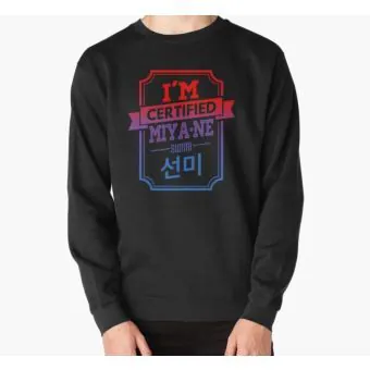 Sunmi Crewneck Sweatshirt MIYA-NE — Black Classic Ver.