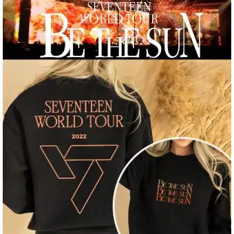 Seventeen Oversized Sweatshirt Be The Sun — Navy Collectible Ver.