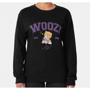 Seventeen Unisex Sweatshirt WOOZI 1996 — Purple Limited Ver.