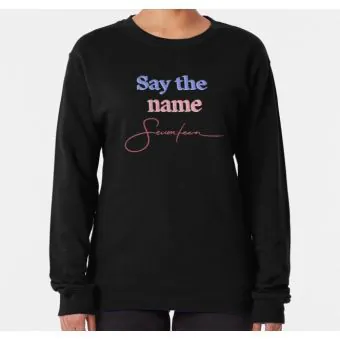 Seventeen Oversized Sweatshirt Say — Black Exclusive Ver.
