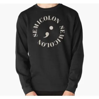 Seventeen Crewneck Sweatshirt Semicolon Artwork — Red Premium Ver.