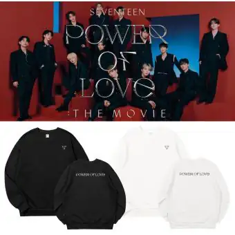 سويتشرت ياقة مستديرة Seventeen — إصدار "Power" — Seventeen Oversized Ver.