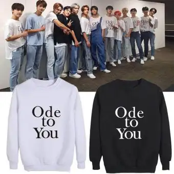Seventeen Oversized Sweatshirt ODE TO YOU — Red Retro Ver.