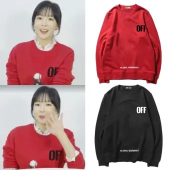 Taeyeon Oversized Sweatshirt Collective — Pink Stylish Ver.