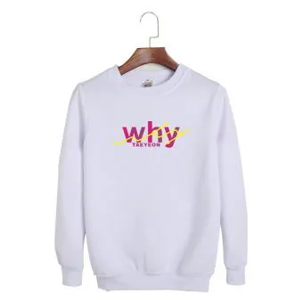 سويتشرت أوفرسايز Taeyeon — إصدار "WHY" — Taeyeon Collectors Ver.