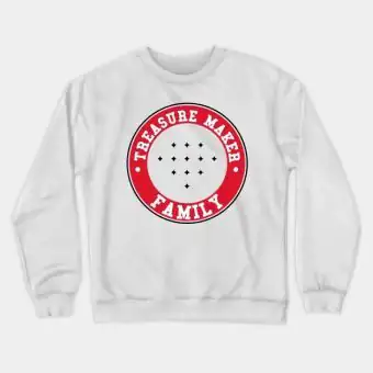 Treasure Oversized Sweatshirt Maker Family Emblem — Beige Exclusive Ver.