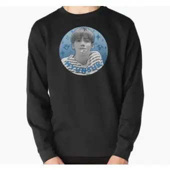 Treasure Crewneck Sweatshirt Choi Hyunsuk Artwork — White Deluxe Ver.