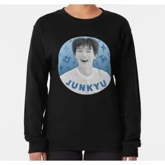 Treasure Crewneck Sweatshirt Kim Junkyu Artwork — Beige Casual Ver.