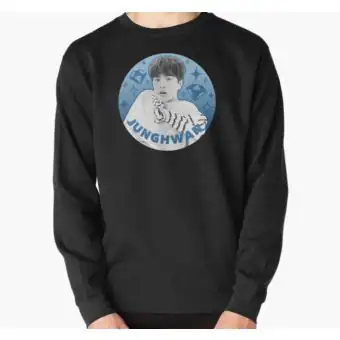 Treasure Oversized Sweatshirt So Junghwan Artwork — Navy Classic Ver.