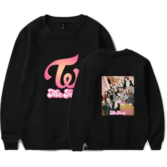 Twice Crewneck Sweatshirt The Feels — White Classic Ver.