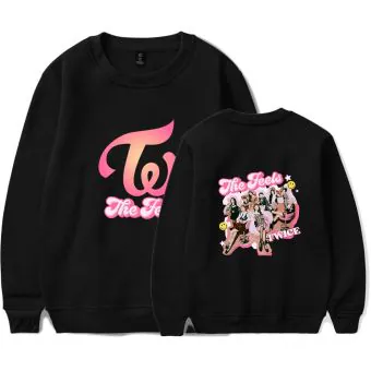 سويتشرت ياقة مستديرة Twice — إصدار "The Feels" — Twice Limited Edition