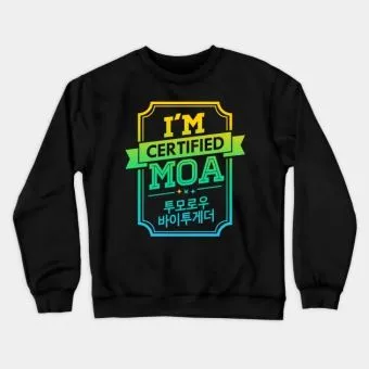 Txt Crewneck Sweatshirt — Blue Collectible Ver.