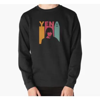 سويتشرت أوفرسايز Yena — إصدار "Retro Silhouette" — Yena With Photocard